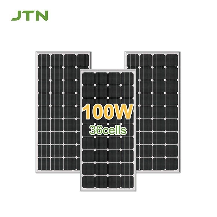 ছোট প্যানেল 50W 70W 100W সৌর প্যানেল ছোট সিস্টেমের জন্য কালো শিংলেড প্যানেল 12V 48V