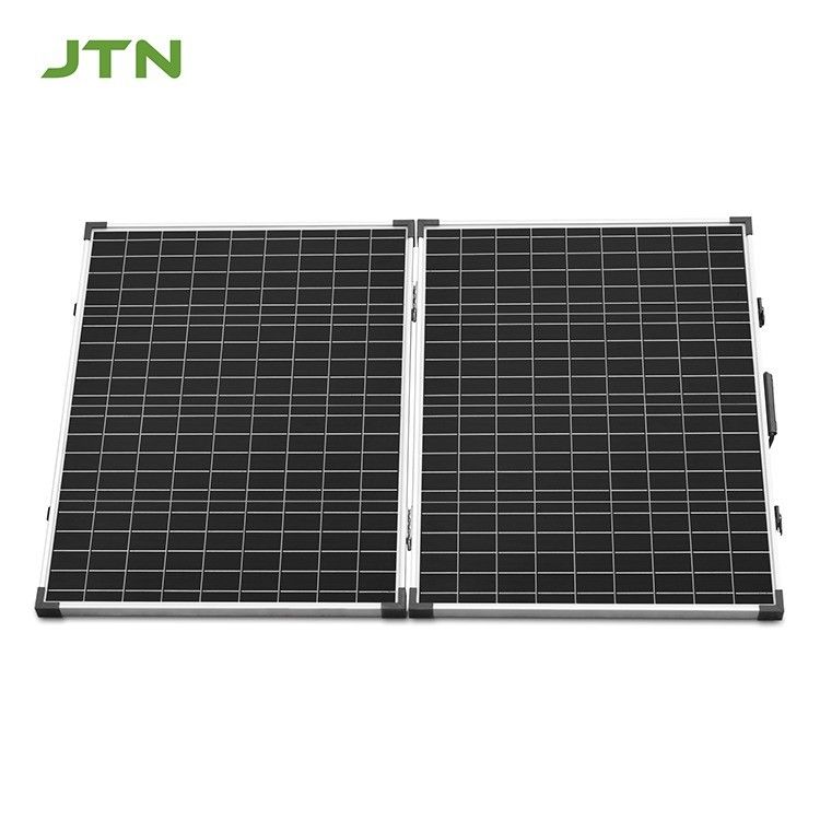 চ্যাম্পিং মোনো 100W PV ভাঁজ সৌর প্যানেল সিই/এফসিসি/আরওএইচএস/পিএসই সার্টিফাইড 12 বছর কারিগরি