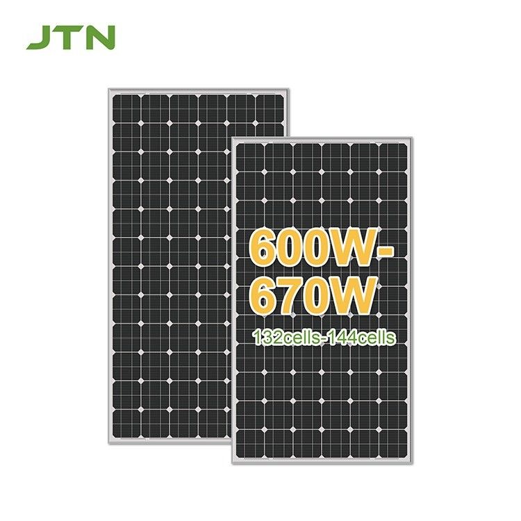 এন টাইপ 700W অর্ধেক কাটা সৌর প্যানেল হোম ওডিএম জন্য একক সৌর মডিউল