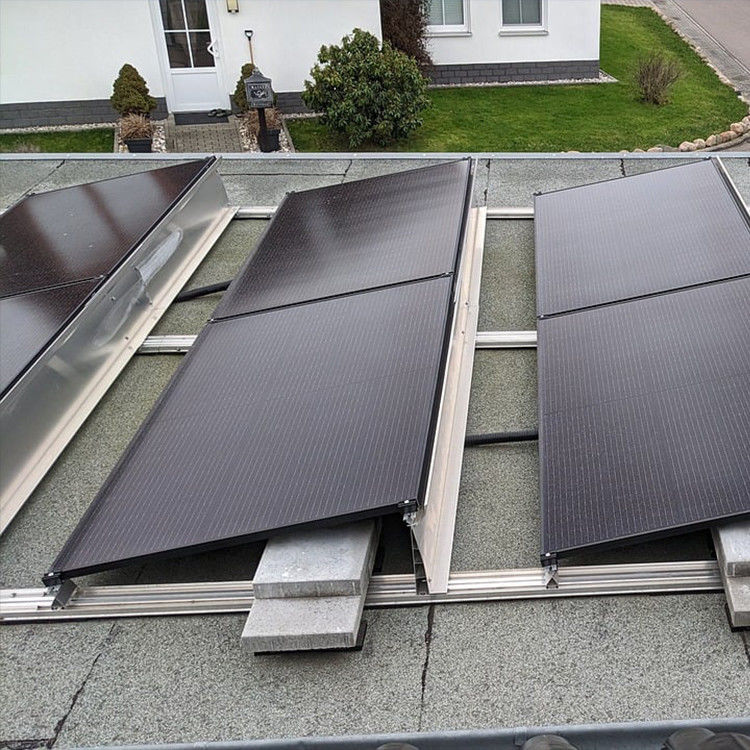 ছোট প্যানেল 50W 70W 100W সৌর প্যানেল ছোট সিস্টেমের জন্য কালো শিংলেড প্যানেল 12V 48V