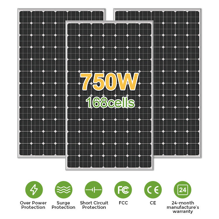 MC4 আউটপুট OEM সৌর প্যানেল 100W 250W 350W 450W 500W 700W 800W 1000W 2000W বাণিজ্যিক জন্য